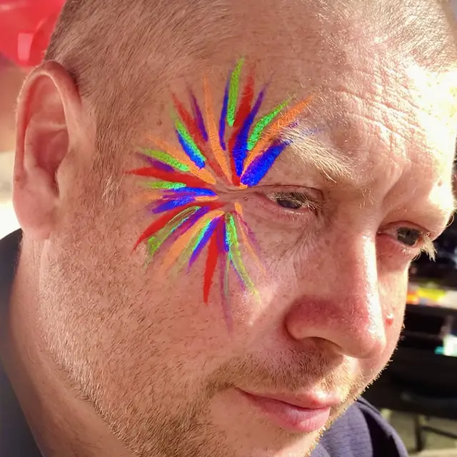 Neon UV — portfolio example by Mika Face Painting